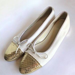 Stuart Weitzman Leather Ballet Flats Slip Ons